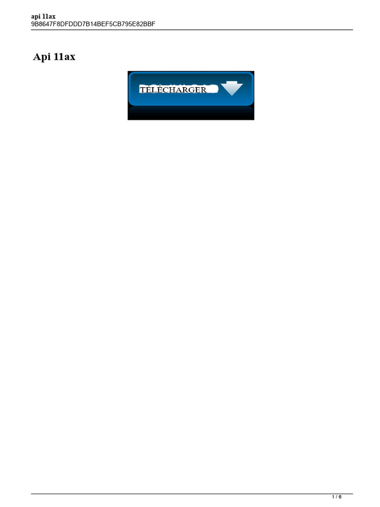 Api 11ax | PDF | Commercialisation | Informatique