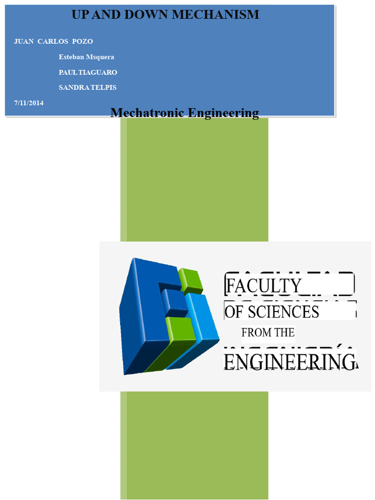Up and Down Mechanism Design Guide | PDF | Actuator | Machines