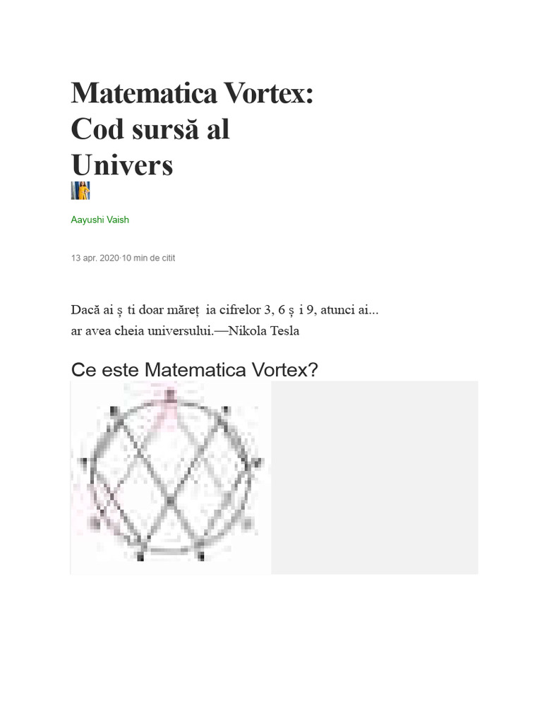 Matematica Vortex | PDF