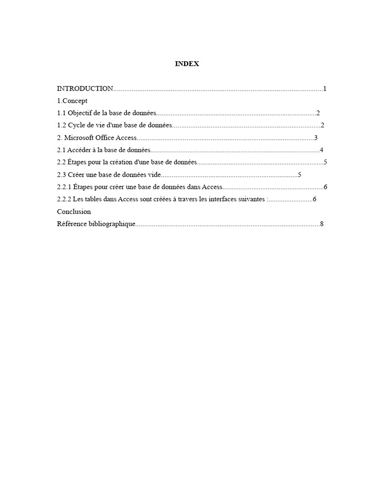 Guide sur Microsoft Access et bases de données | PDF | Bases de données ...
