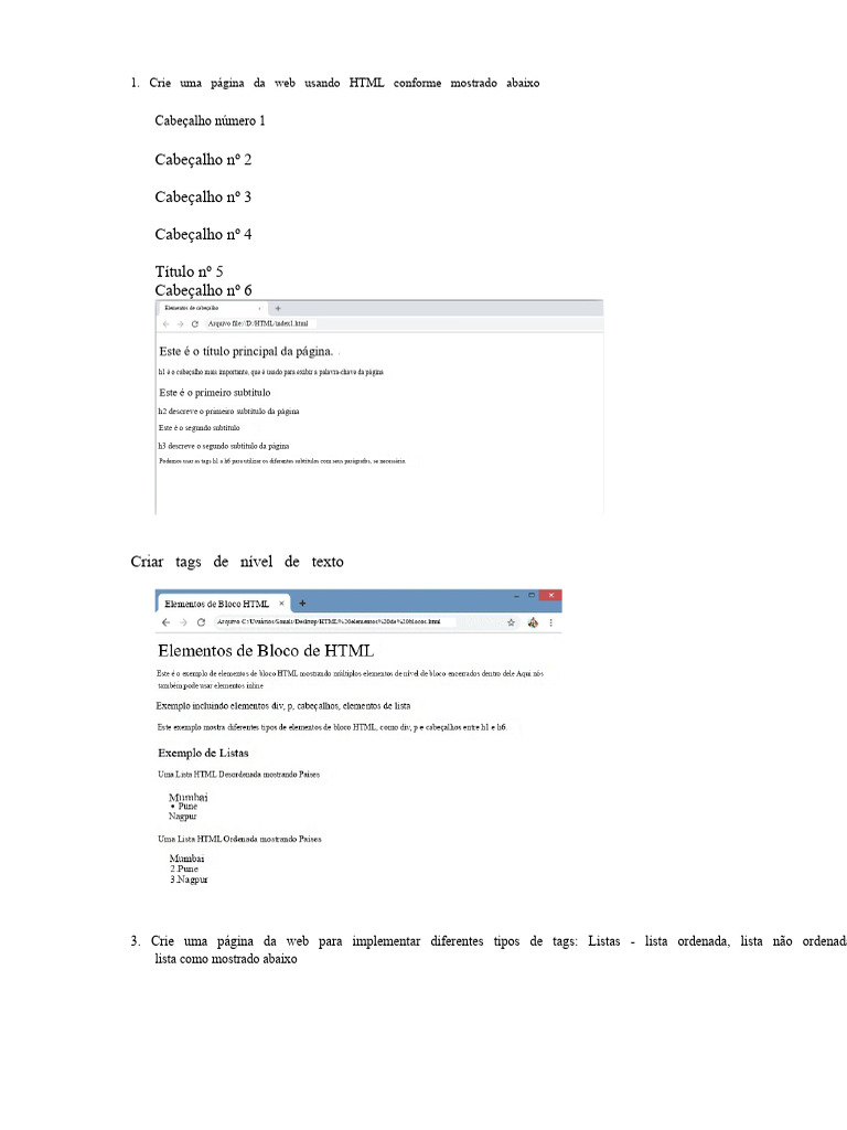 Criando Páginas Web com HTML e CSS | PDF