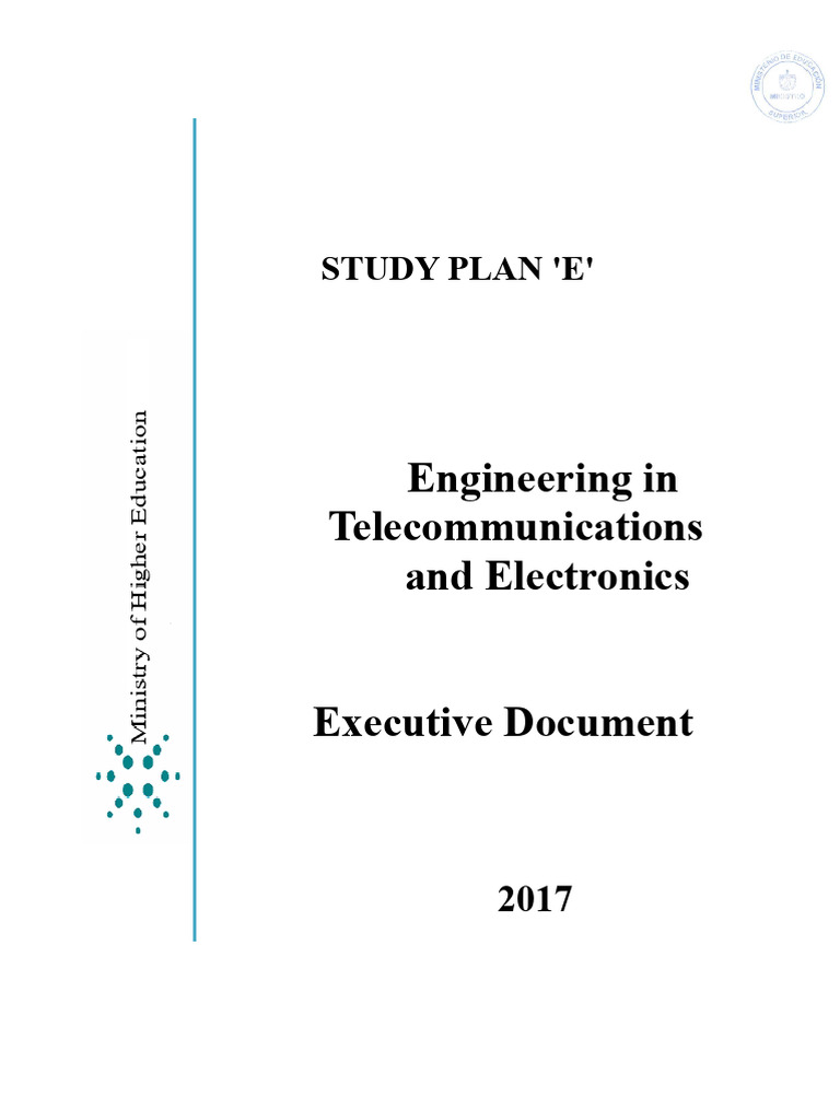 Telecommunications Engineering Study Plan | PDF | Integral | Function ...