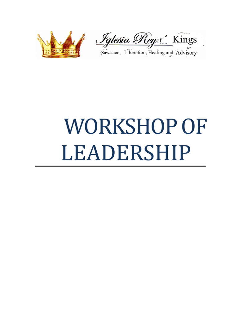 Christian Leadership Workshop Guide | PDF | Prayer | Jesus