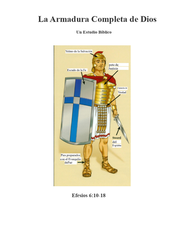 La Armadura de Dios en Efesios 6 | PDF | Cristo (título) | Oración