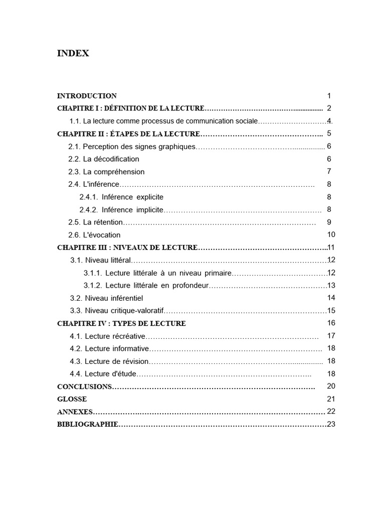 Comprendre les étapes et types de lecture | PDF | Apprentissage | Mémoire