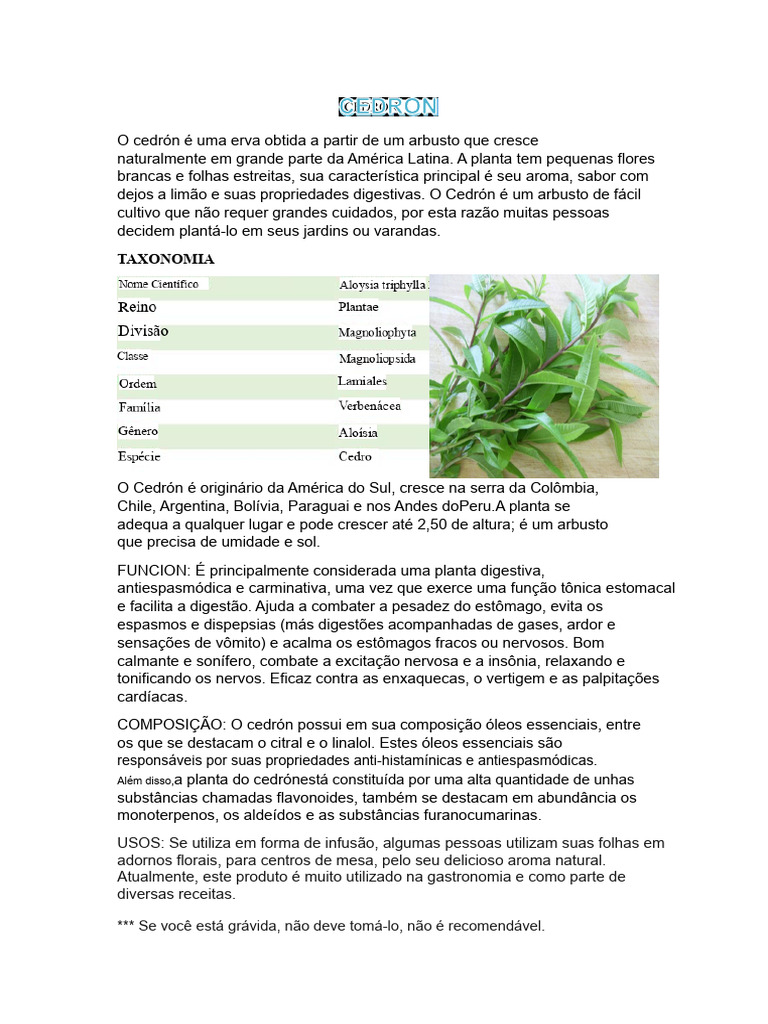 CEDRON.docx | PDF