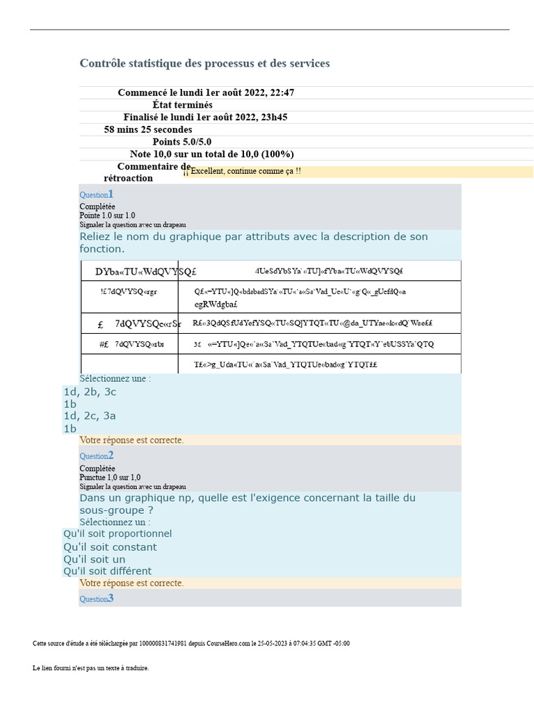 Contrôle statistique des processus et services | PDF