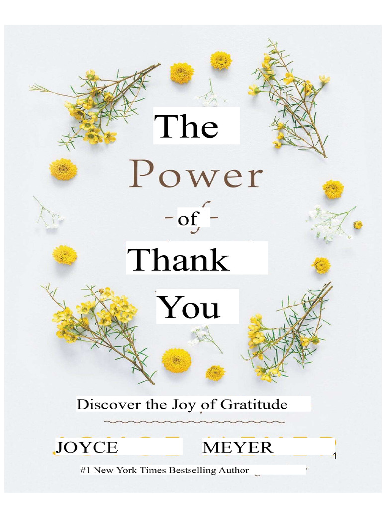 The Power of Recognition - Joyce Meyer | PDF | Gratitude | Ishmael