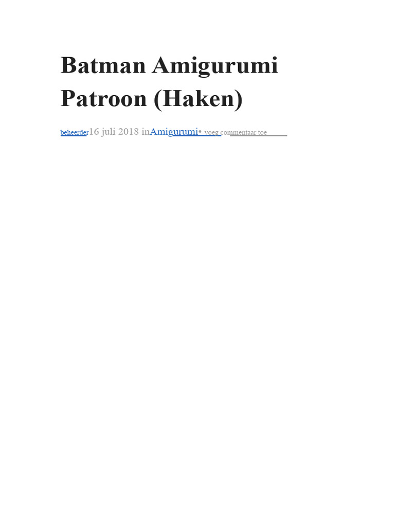 Batman | PDF