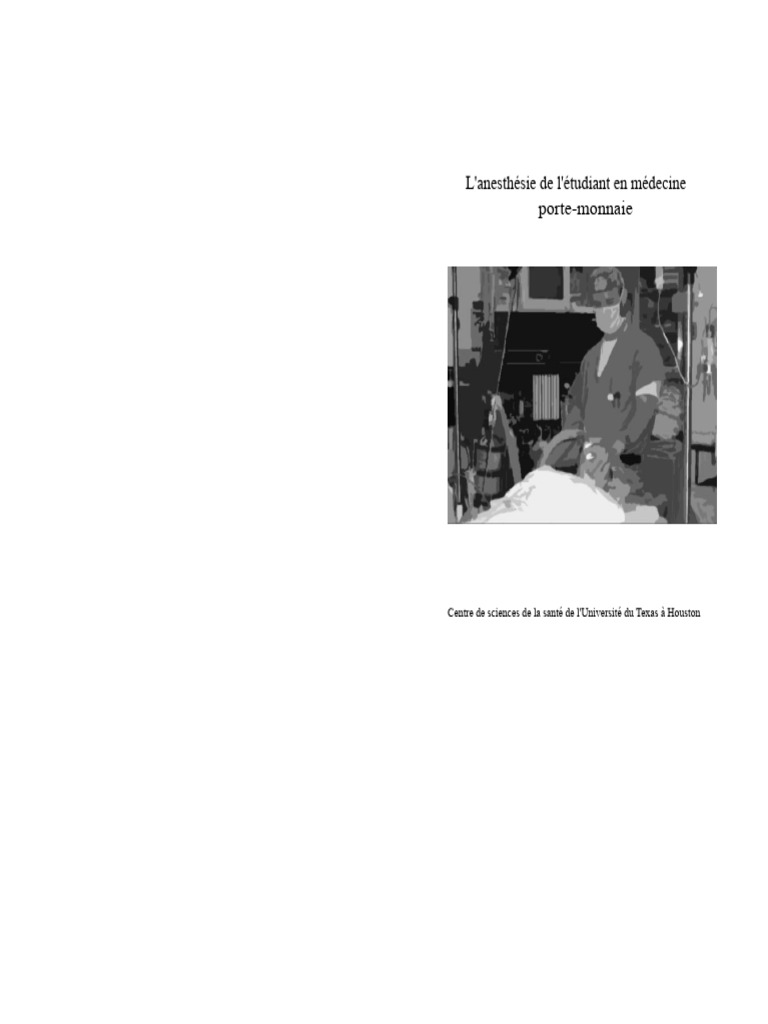 Fumer avant une anesthésie générale | PDF | Anesthésie