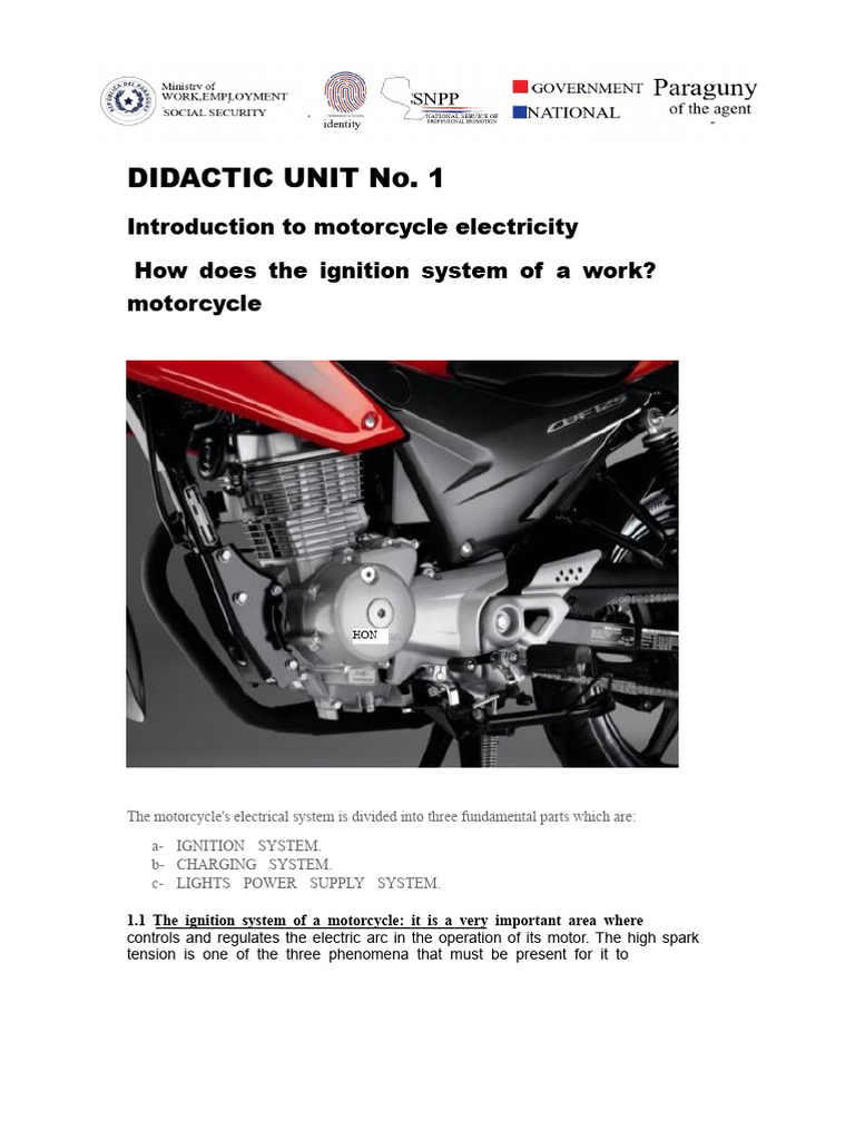 Motorcycle Ignition System Explained | PDF | Ignition System | Combustion