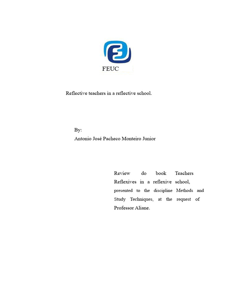 Review of The Book Reflective Teachers in A Reflective School. | PDF ...