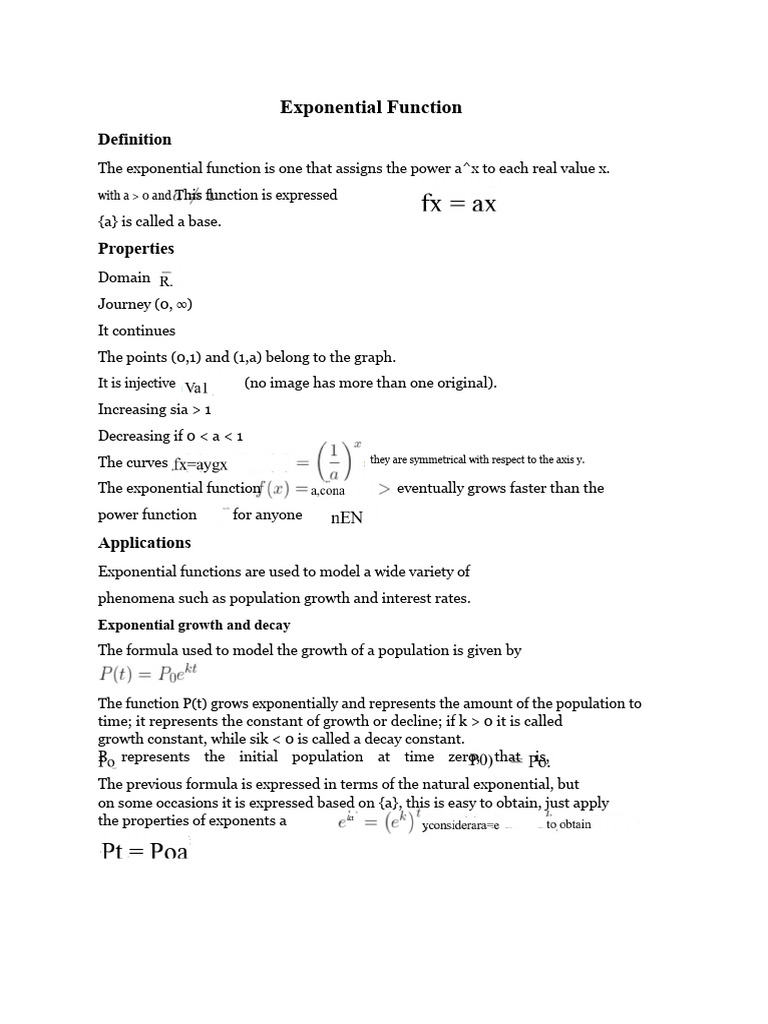 Understanding Exponential Functions | PDF | Function (Mathematics ...