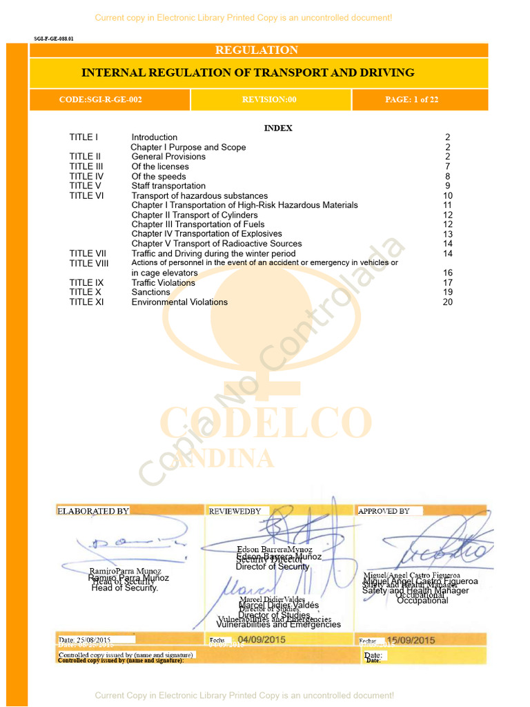Transport and Driving Regulations Guide | PDF | Truck | Dangerous Goods