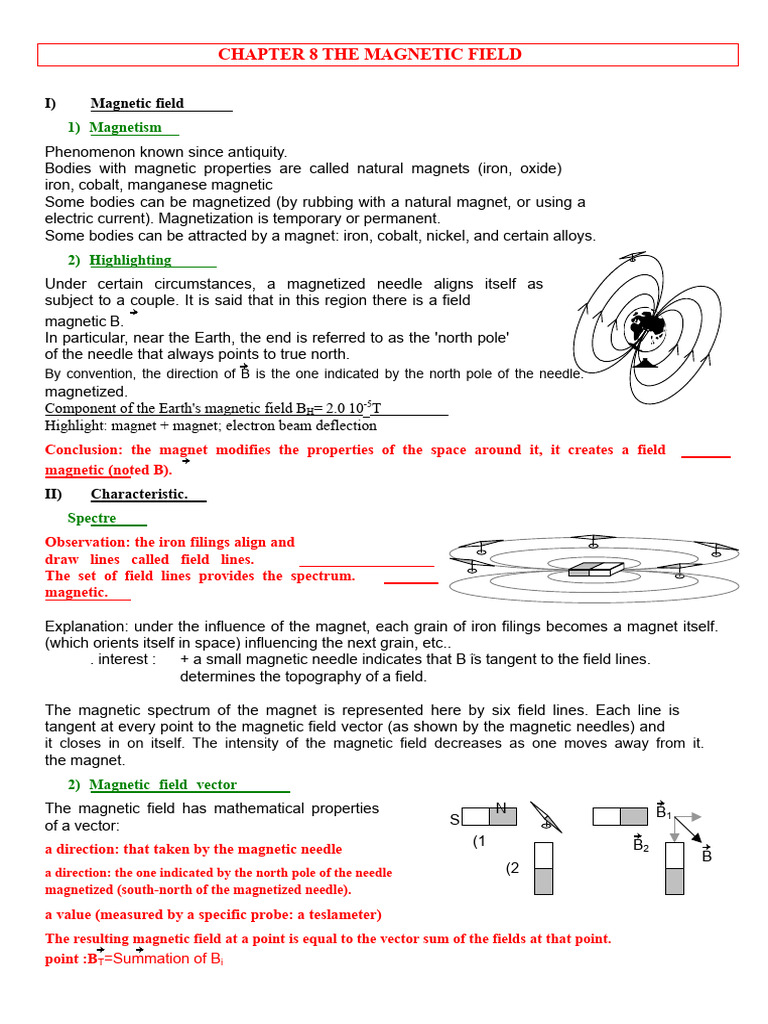 Understanding Magnetic Fields and Properties | PDF | Magnetic Field ...