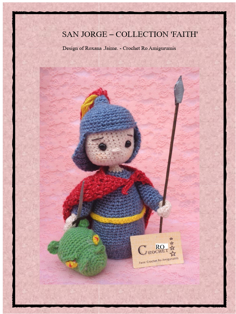 Crochet Amigurumi Pattern: Knight | PDF | Crochet | Yarn