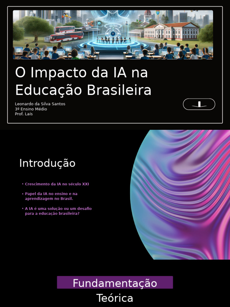 Impacto da IA na Educação Brasileira | PDF