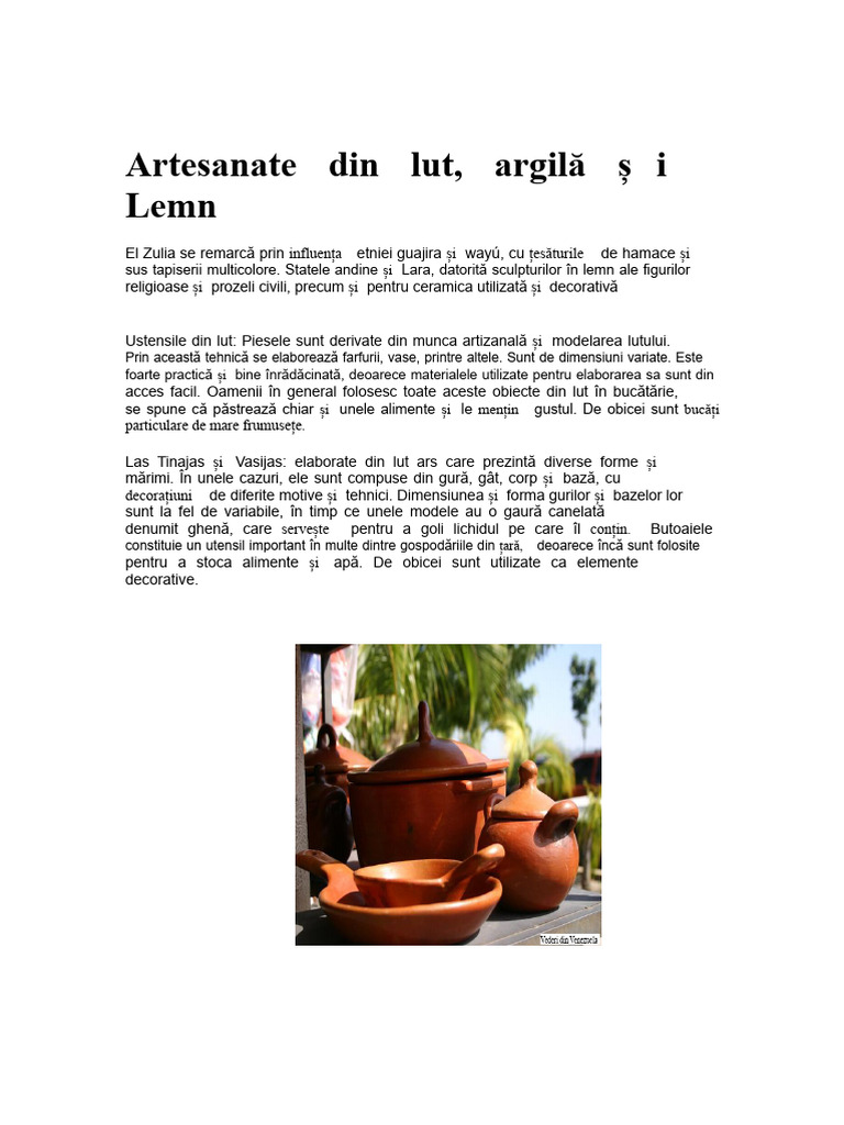 Meșteșuguri Din Lut | PDF