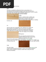 Wood Density and Specific Gravity Chart | PDF | Trees | Plants