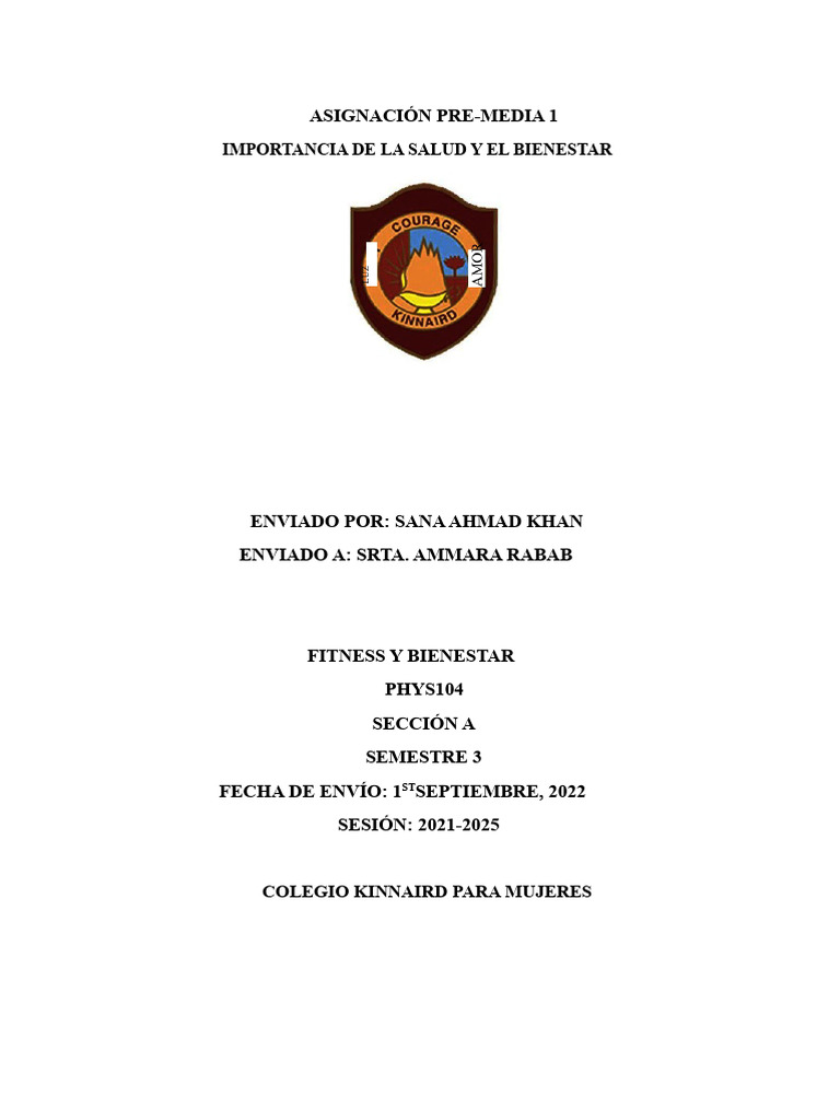 Importancia de La Salud y El Bienestar | PDF | Mente | Enfermedades ...