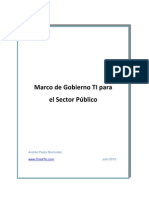 Marco Gobierno TI sector publico