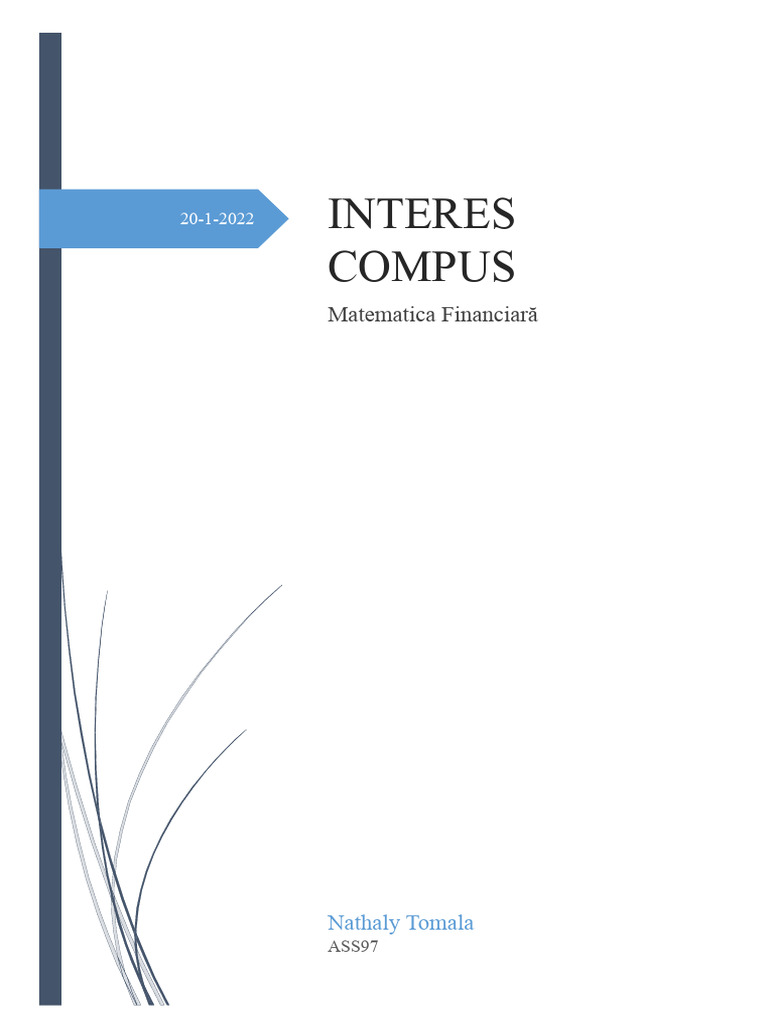 Sarcina Virtual 2 Interes Compus | PDF