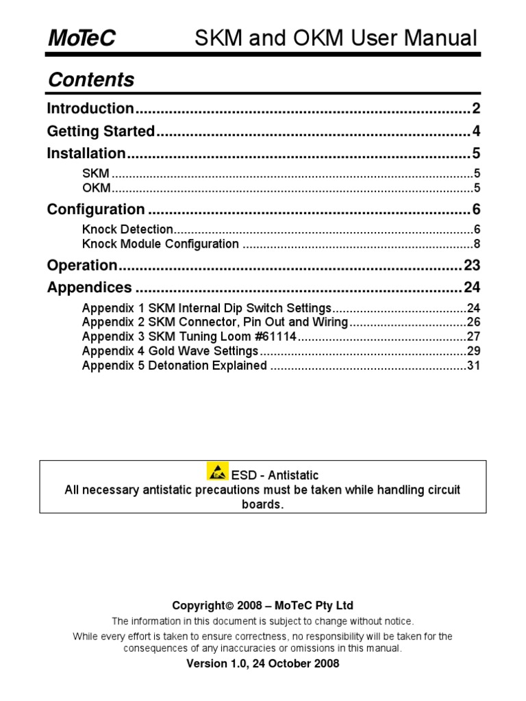 SKM and OKM User Manual | PDF | Internal Combustion Engine | Engine ...