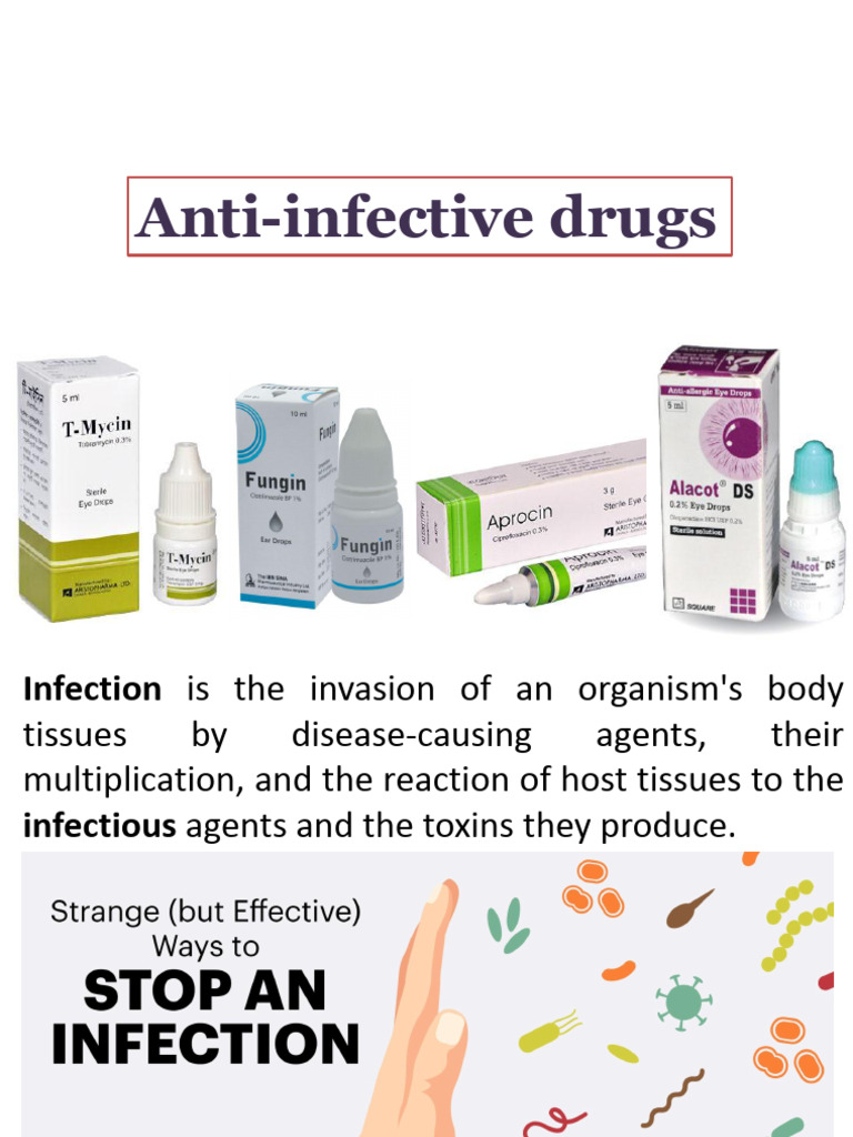 Overview of Anti-Infective Drugs | PDF | Infection | Clinical Medicine