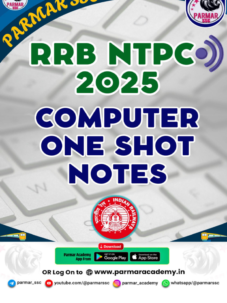 Parmar SSC Computer Notes PDF Download | PDF | You Tube