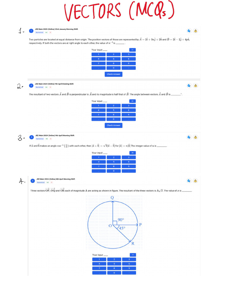 Vectors | PDF