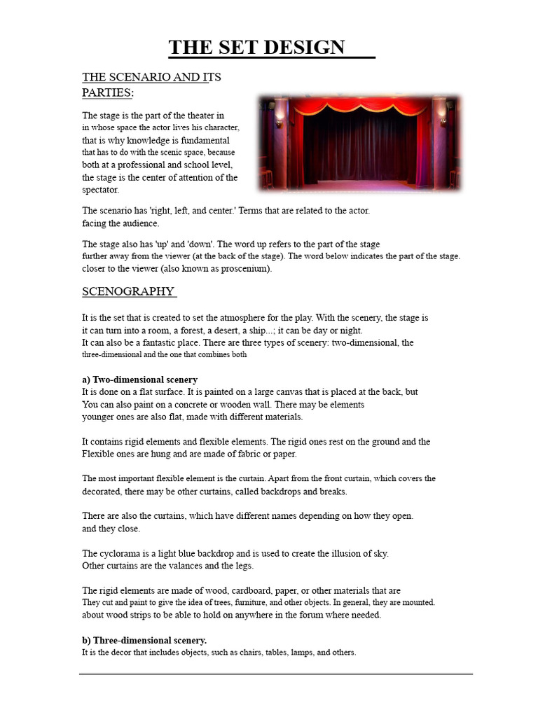 Understanding Stage Design and Scenography | PDF