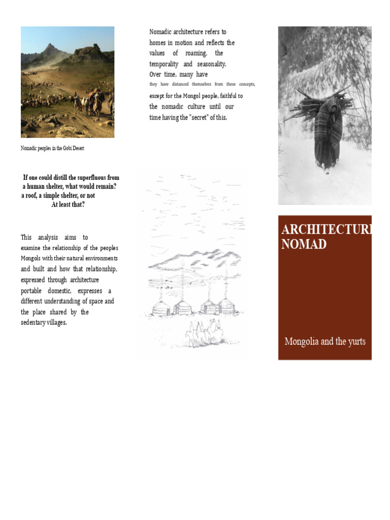 Understanding Mongolian Nomadic Architecture | PDF | Mongolia | Nomad