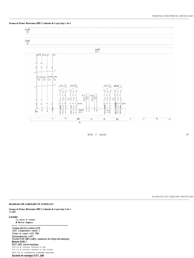 Diagramas Eléctricos Ebs Y Ecas Pdf Inyección De Combustible 