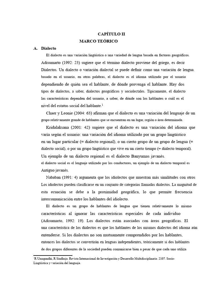 Idiolecto y Dialecto: Definiciones Clave | PDF | Dialecto | Lingüística