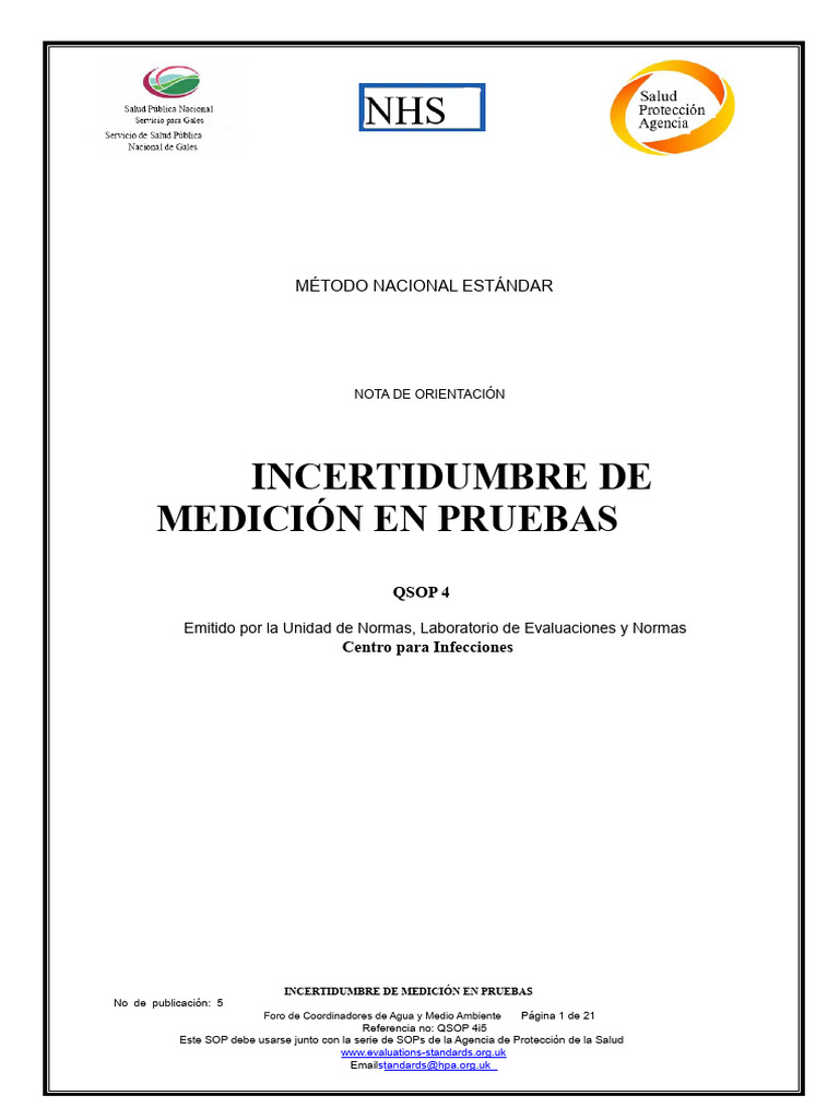 Qsop 4 | PDF | Incertidumbre | Laboratorios