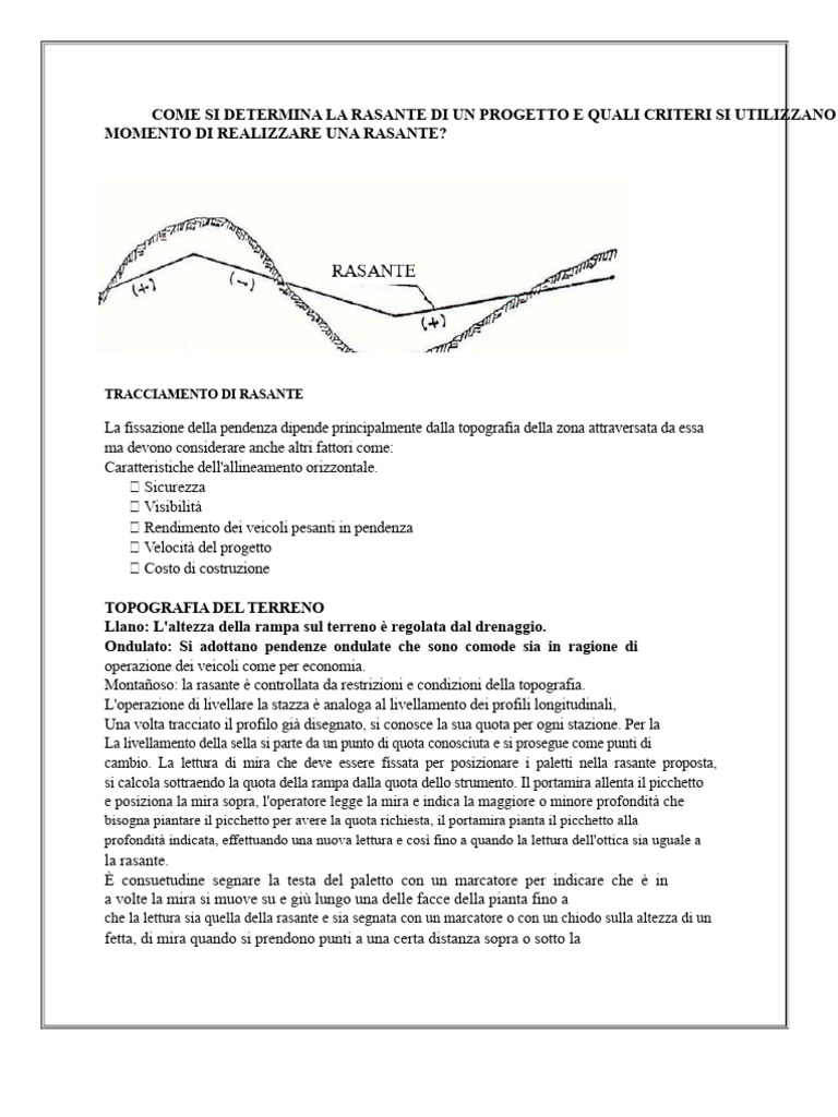 Curve Verticali e Orizzontali | PDF