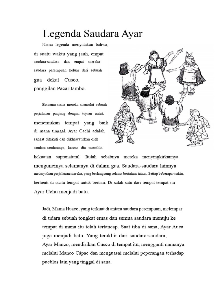 Legenda Pendirian Cusco dan Inca | PDF
