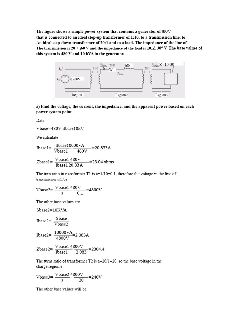 Power System Analysis and Calculations | PDF
