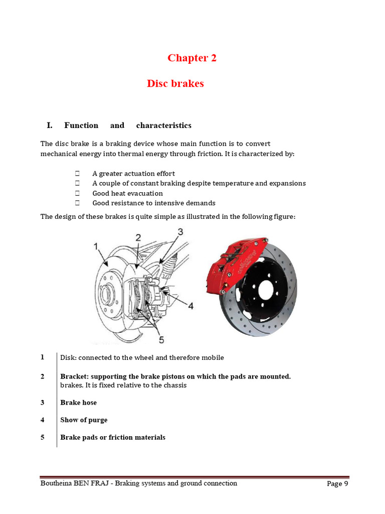 Disc Brakes: Function and Types Explained | PDF | Brake | Mechanical ...