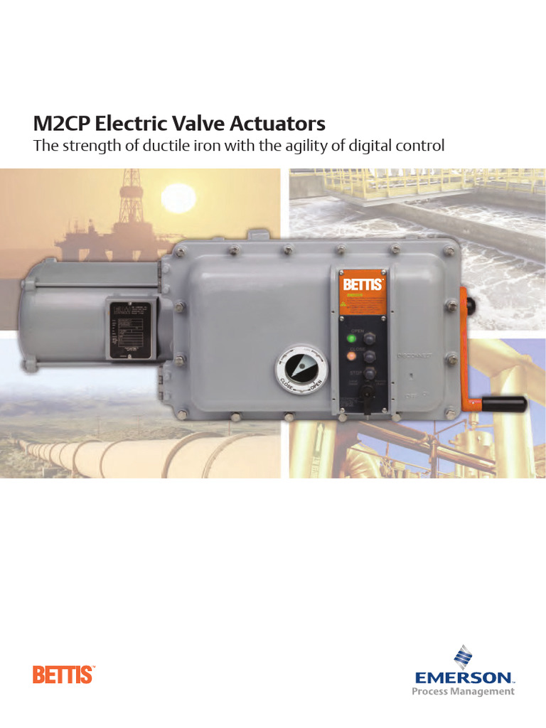 M2CP Electric Valve Actuators Overview | PDF | Gear | Computer Network