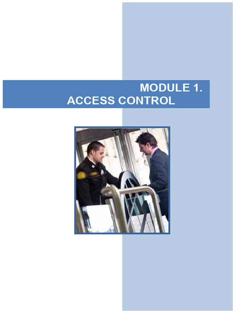 Access Control Protocols and Standards | PDF | Door | Access Control
