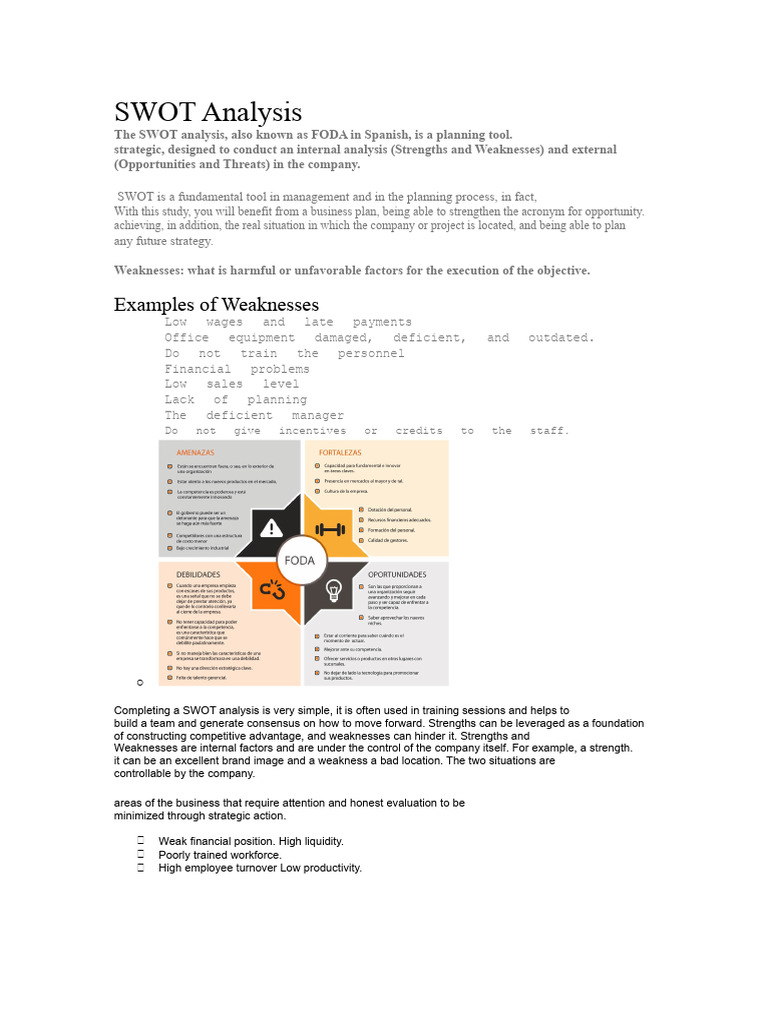 Comprehensive Guide to SWOT Analysis | PDF | Swot Analysis | Business