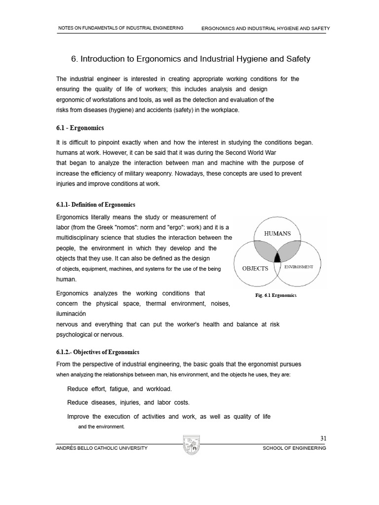 Ergonomics and Industrial Hygiene Basics | PDF | Occupational Hygiene ...