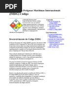 Código IMDG: Classificação de Perigos | PDF | Transporte