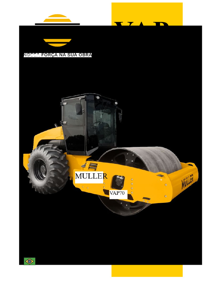 Compactador Vibratório VAP 70 Brasil | PDF | Motores | Bomba