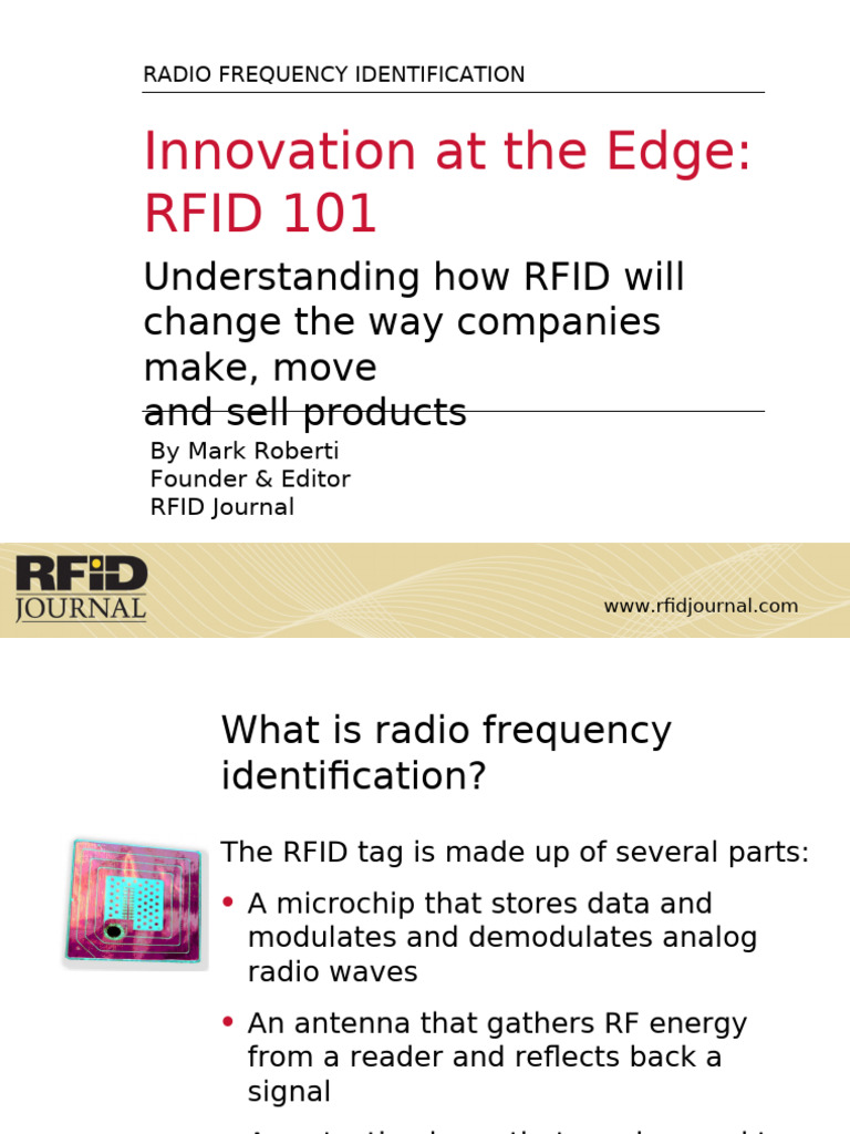 RFID Technology: Transforming Supply Chains | PDF | Radio Frequency ...