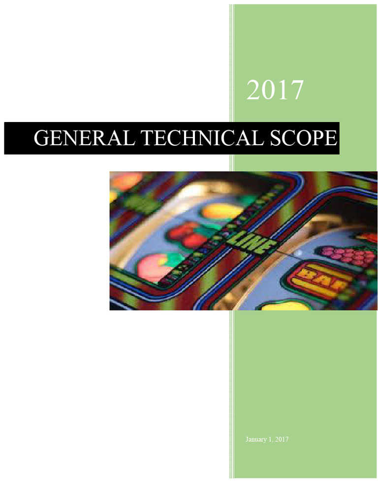 Technical Guide for Slot Machines 2017 | PDF | Slot Machine | Poker
