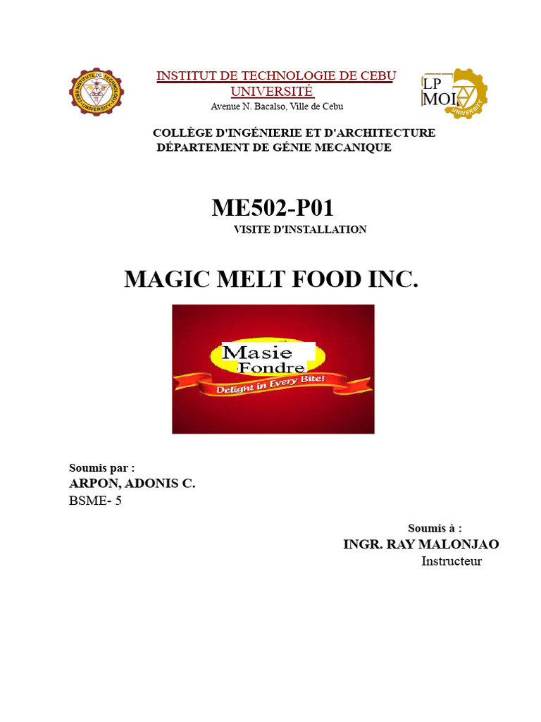 AA Magic-Melt | PDF | Philippines | Boulangerie