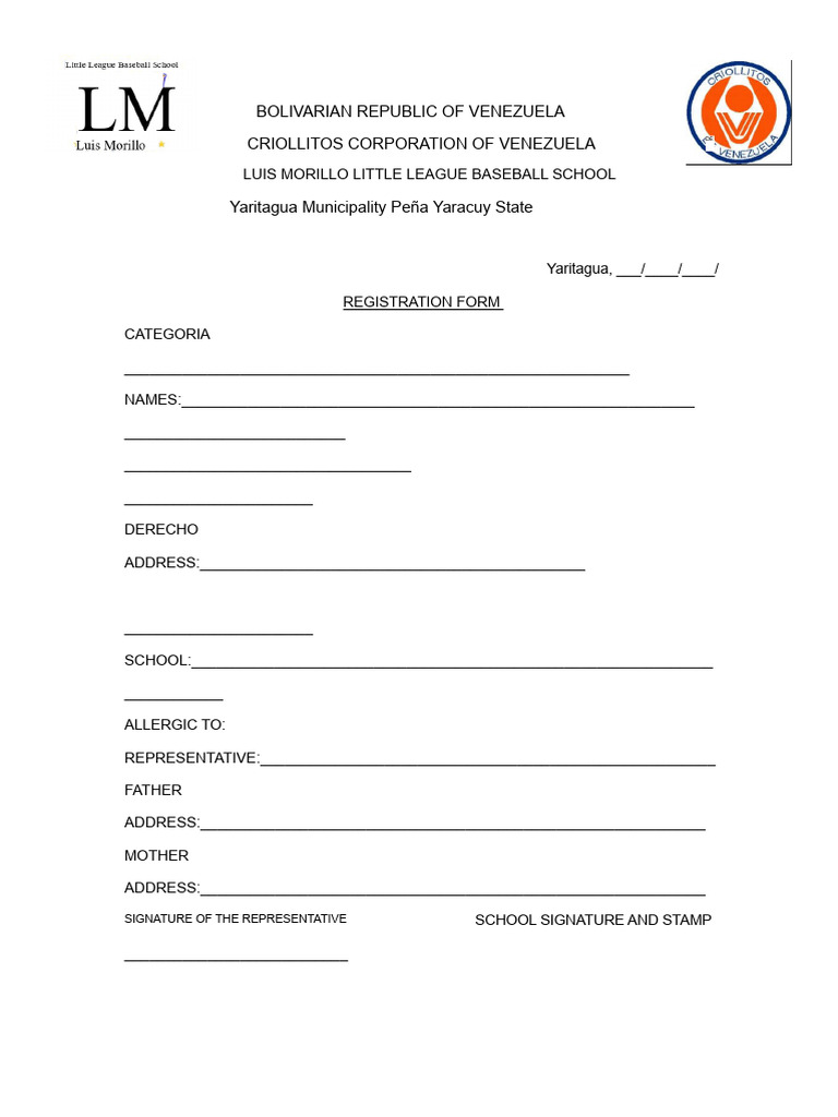 Registration Form | PDF