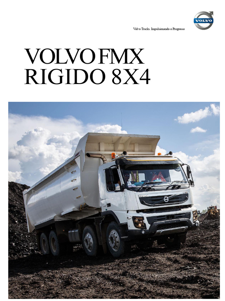 Volvo FMX: Caminhão Robusto para Mineração | PDF | Eixo | Freio